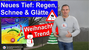 Neues Tief mit Regen, Schnee und Glättegefahr, zu Wochenbeginn milder und grau