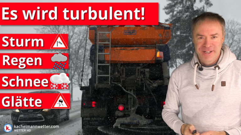 Turbulentes Wetter in den nächsten Tagen