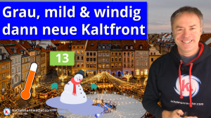 Windiges Tauwetter – Donnerstag neue Kaltfront