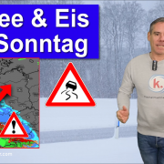 Warmfront bringt Schnee und Glatteis am Sonntag