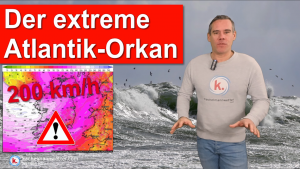 Extremes Orkantief trifft auf Nordwesteuropa