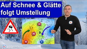 Nochmal Schnee und erhöhte Glättegefahr, dann Wetterumstellung