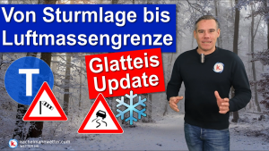 Turbulente Wetterwoche mit Kaltfront, Sturm und Schnee