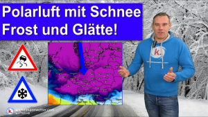 Polarluft bringt Schnee, Frost und Glätte