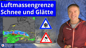 Luftmassengrenze: Schnee und Glätte