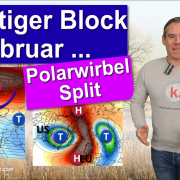 Mächtiger Hochdruck-Block und Polarwirbelsplit