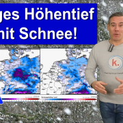 Kräftiges Höhentief und gebietsweise Schnee