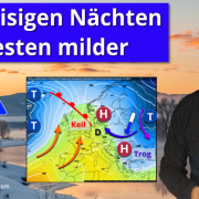 Eisige Nächte, dann von Westen her milder