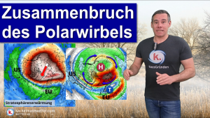 Sehr frühe Abschwächung des Polarwirbels – plötzliche Stratosphärenerwärmung